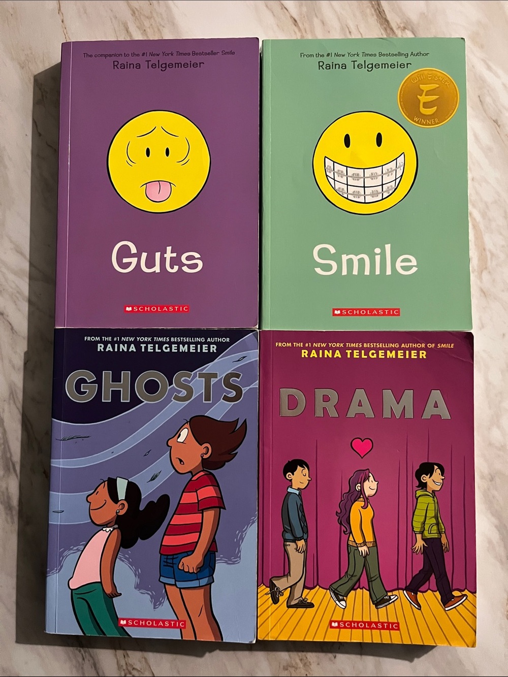 4 Raina Telgemeier Books